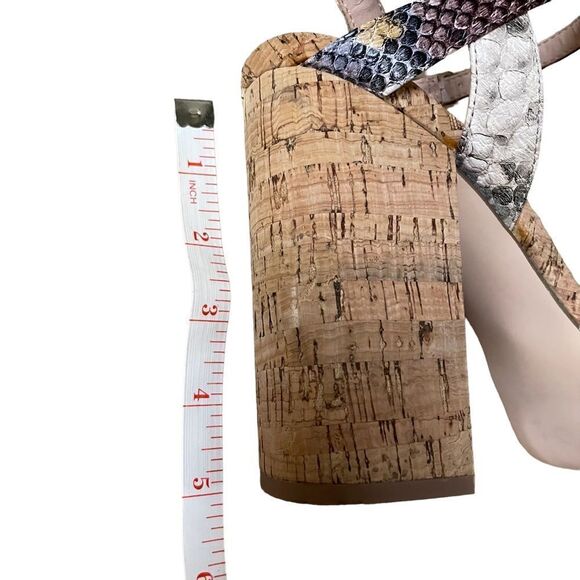 Madden Girl ~ Carry platform heels ~ faux snake print ~ size 9 - Picture 11 of 13